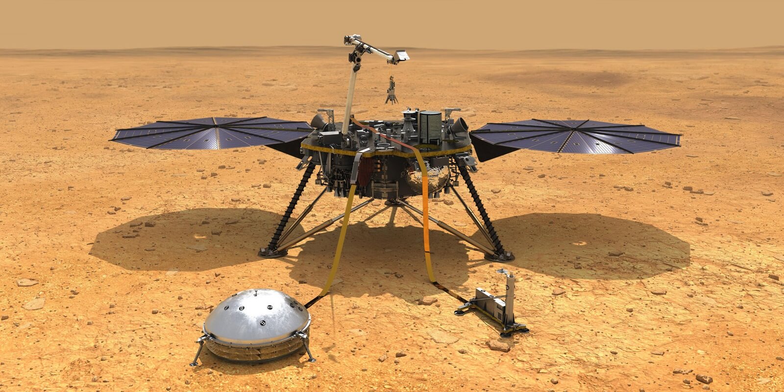 InSight Kesif Araci Mars