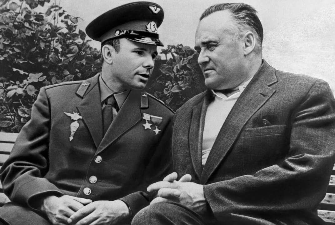 Sergei Korolev Yuri Gagarin