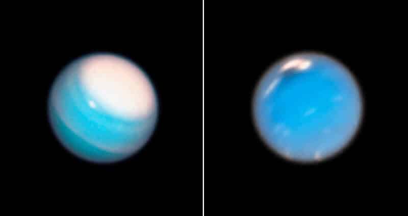 Uranus Ve Neptun Dev Firtinalar Hubble